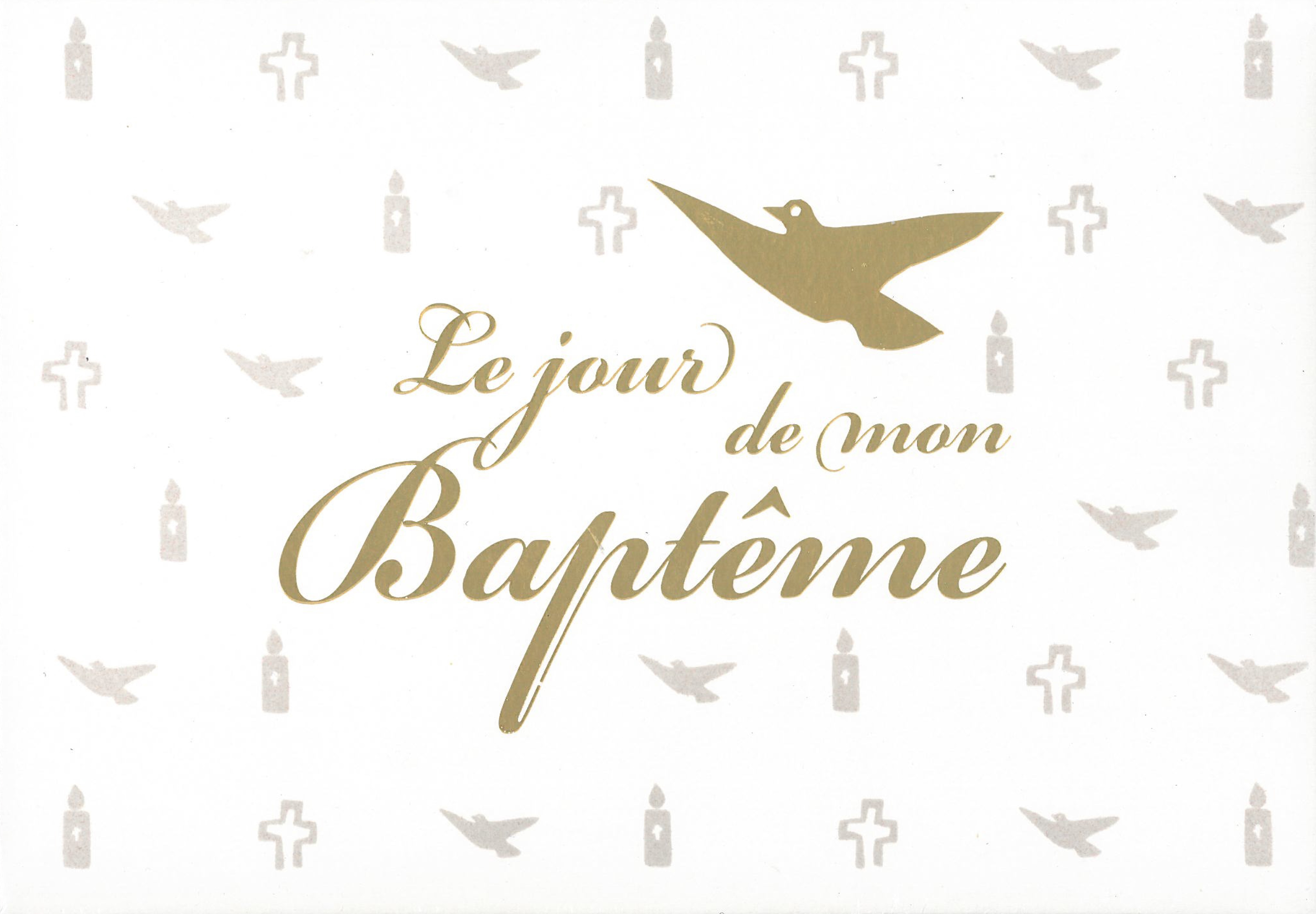 Coffret le jour de mon baptême