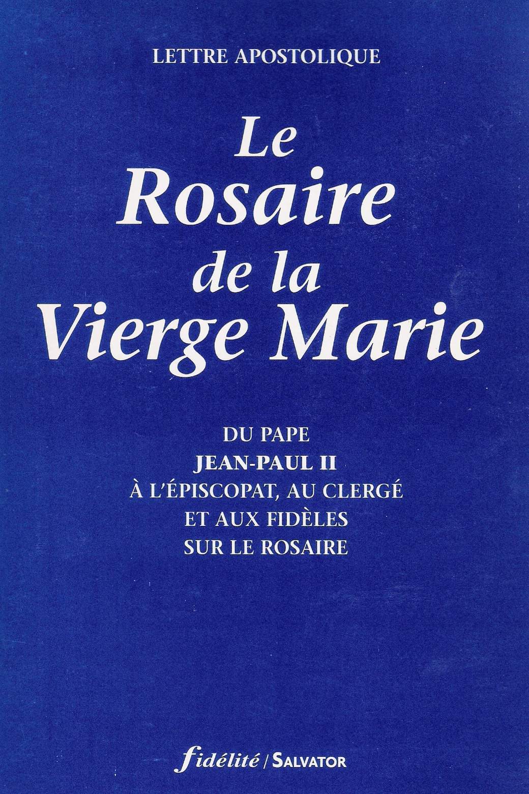 Rosaire de la vierge Marie