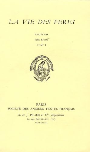 La vie des pères. en 3 volumes.