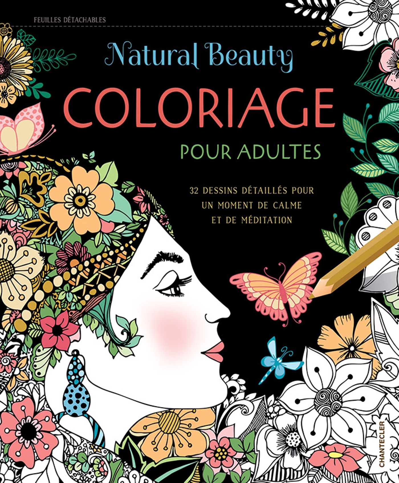 Natural beauty - coloriage pour adultes