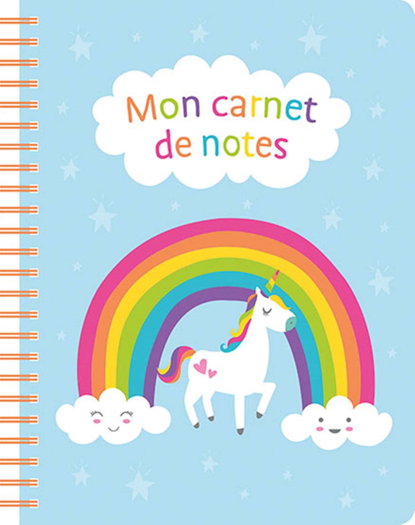Mon carnet de notes (unicorn blue)