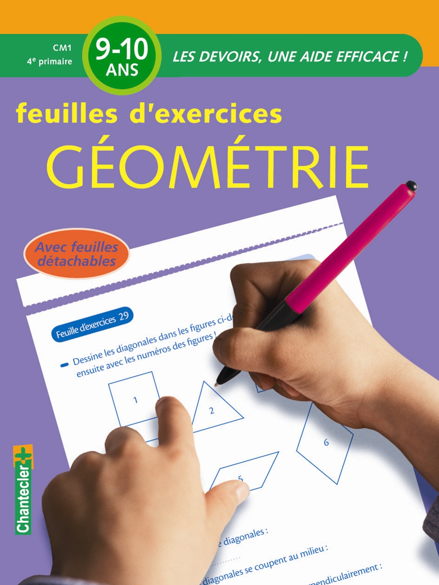 GEOMETRIE PRIMAIRE CM1 9-10 ANS - FEUILLES D'EXERCICES