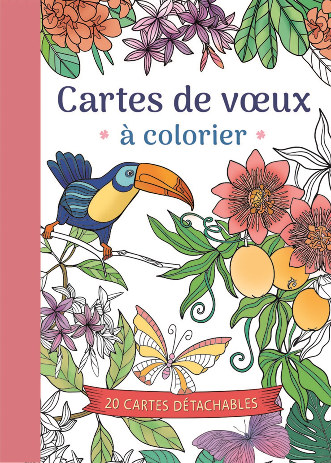 Cartes de voeux à colorier