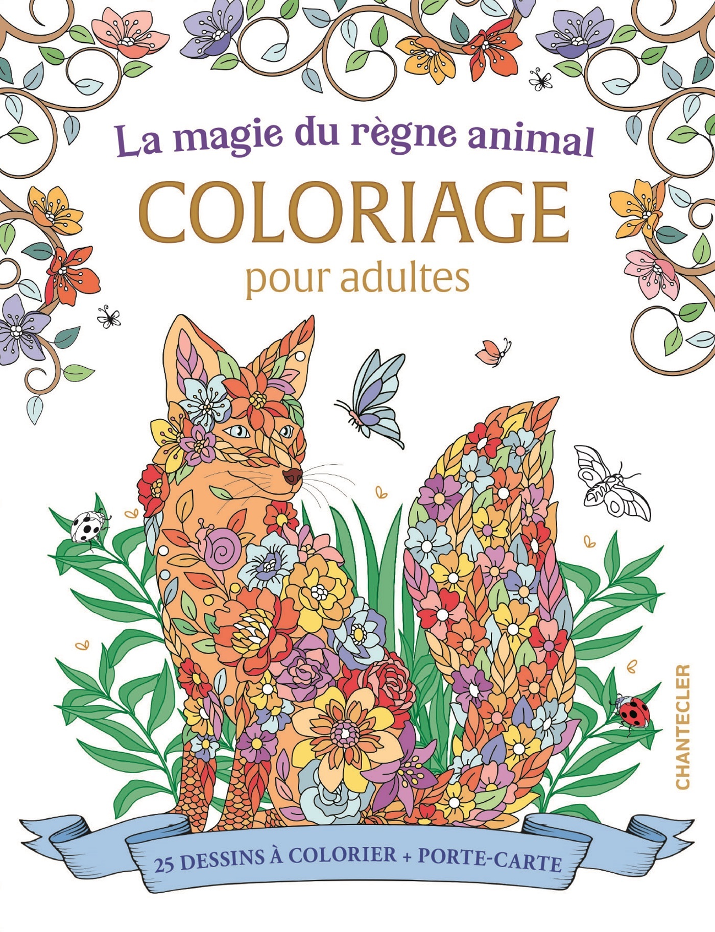 La magie du règne animal - Coloriage pour adultes (avec boîte porte-carte)