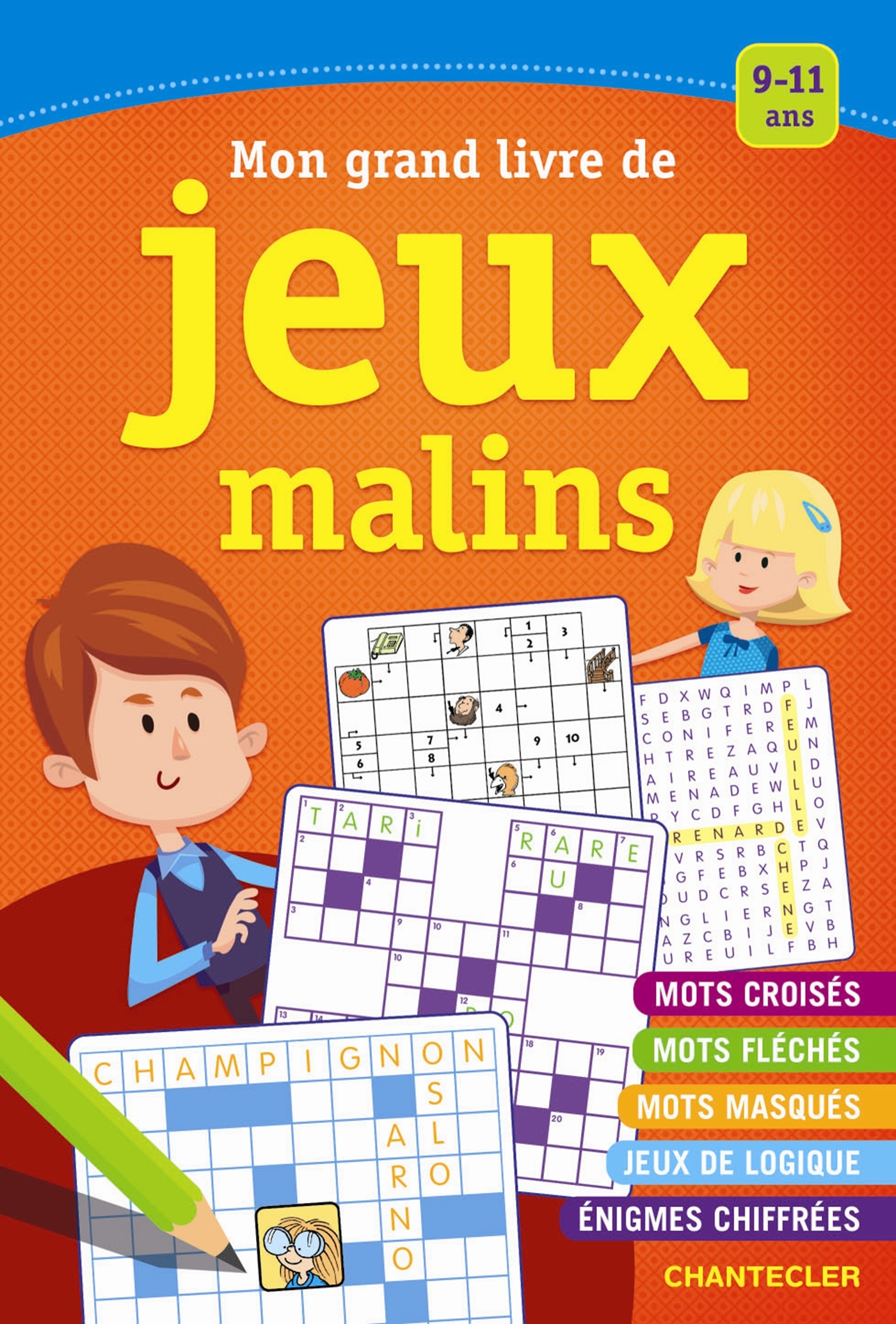 MON GRAND LIVRE DE JEUX MALINS (9-11 ANS)