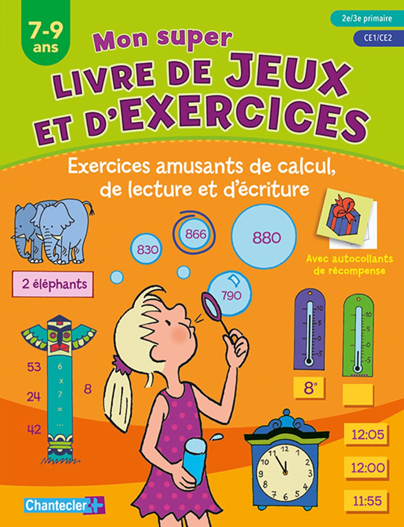 MON SUPER LIVRE DE JEUX ET D'EXERCICES (7-9 A)