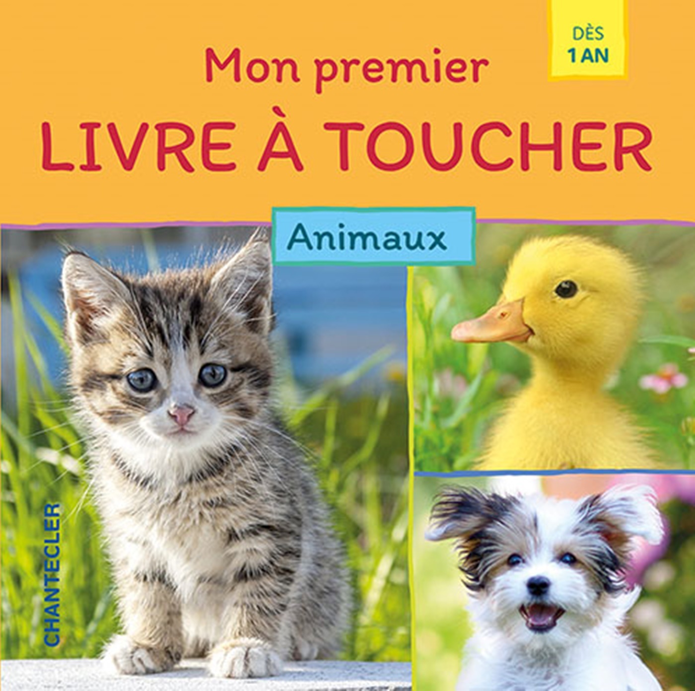 Mon premier livre à toucher - Animaux (1 a.+)