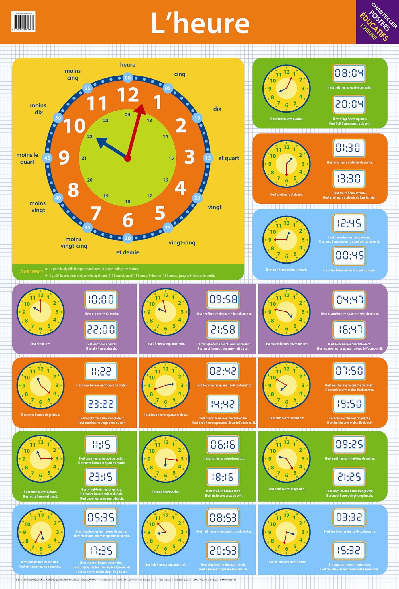 POSTER L'HEURE X 30 EX