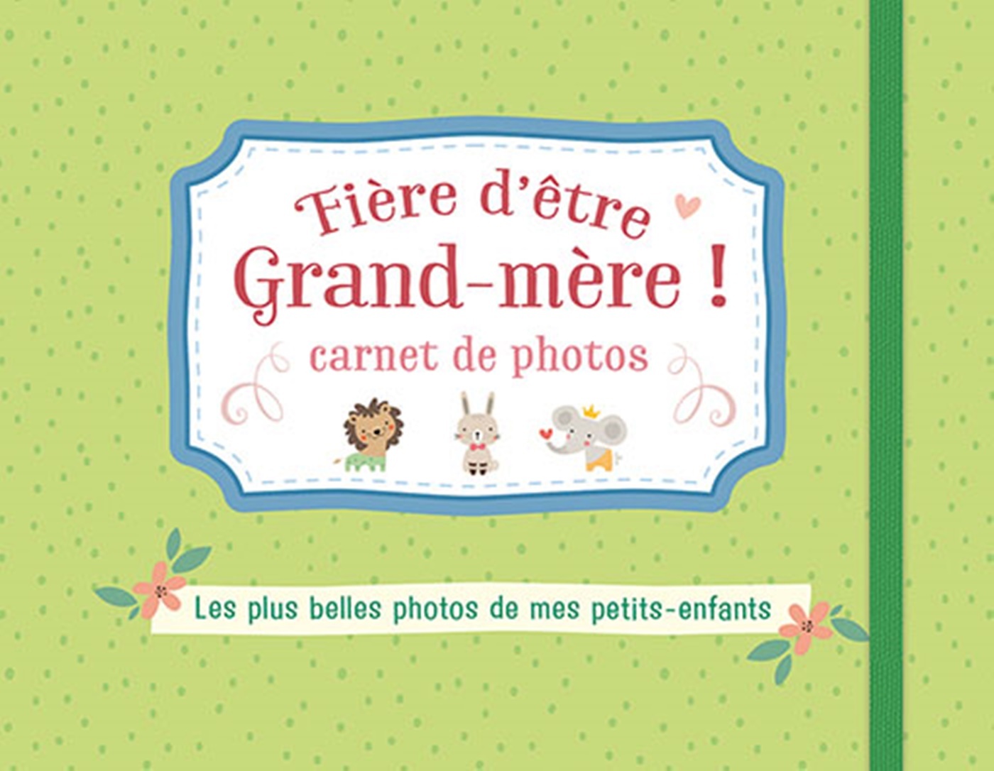 Fière d'être grand-mère ! carnet de photos (vert)