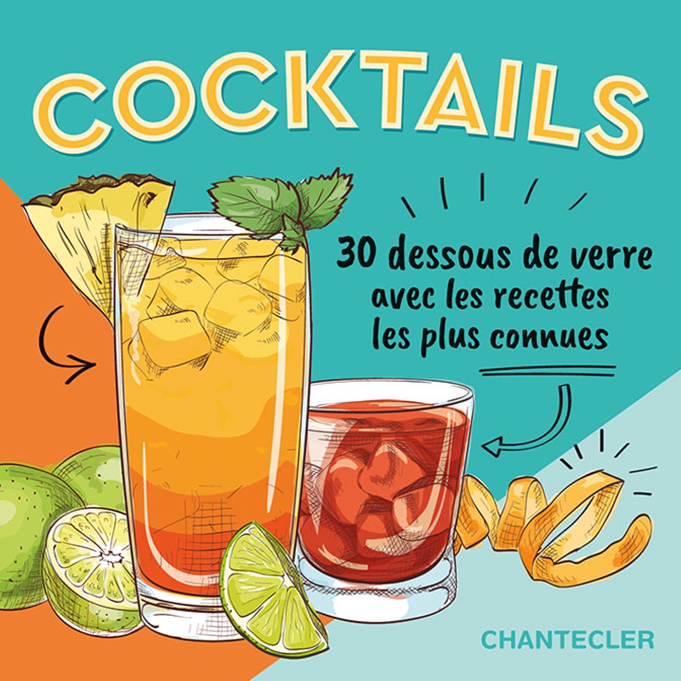 Cocktails (30 dessous de verre)