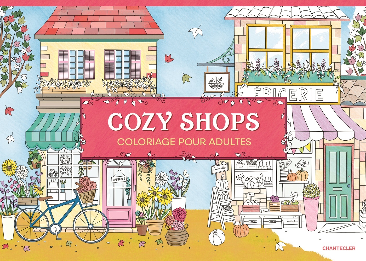 Cozy Shops - Coloriage pour adultes