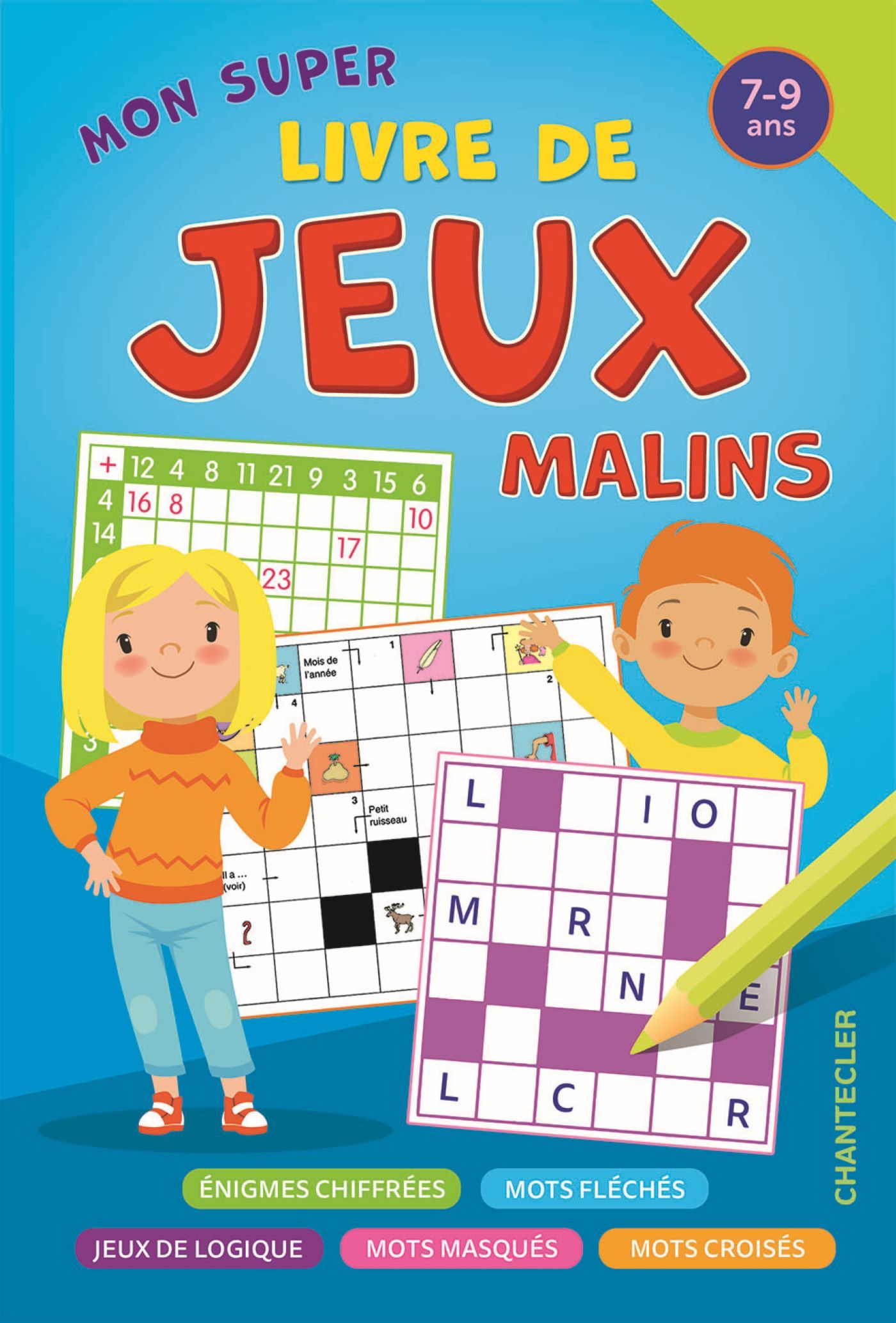 Mon super livre de jeux malins (7-9 a.)