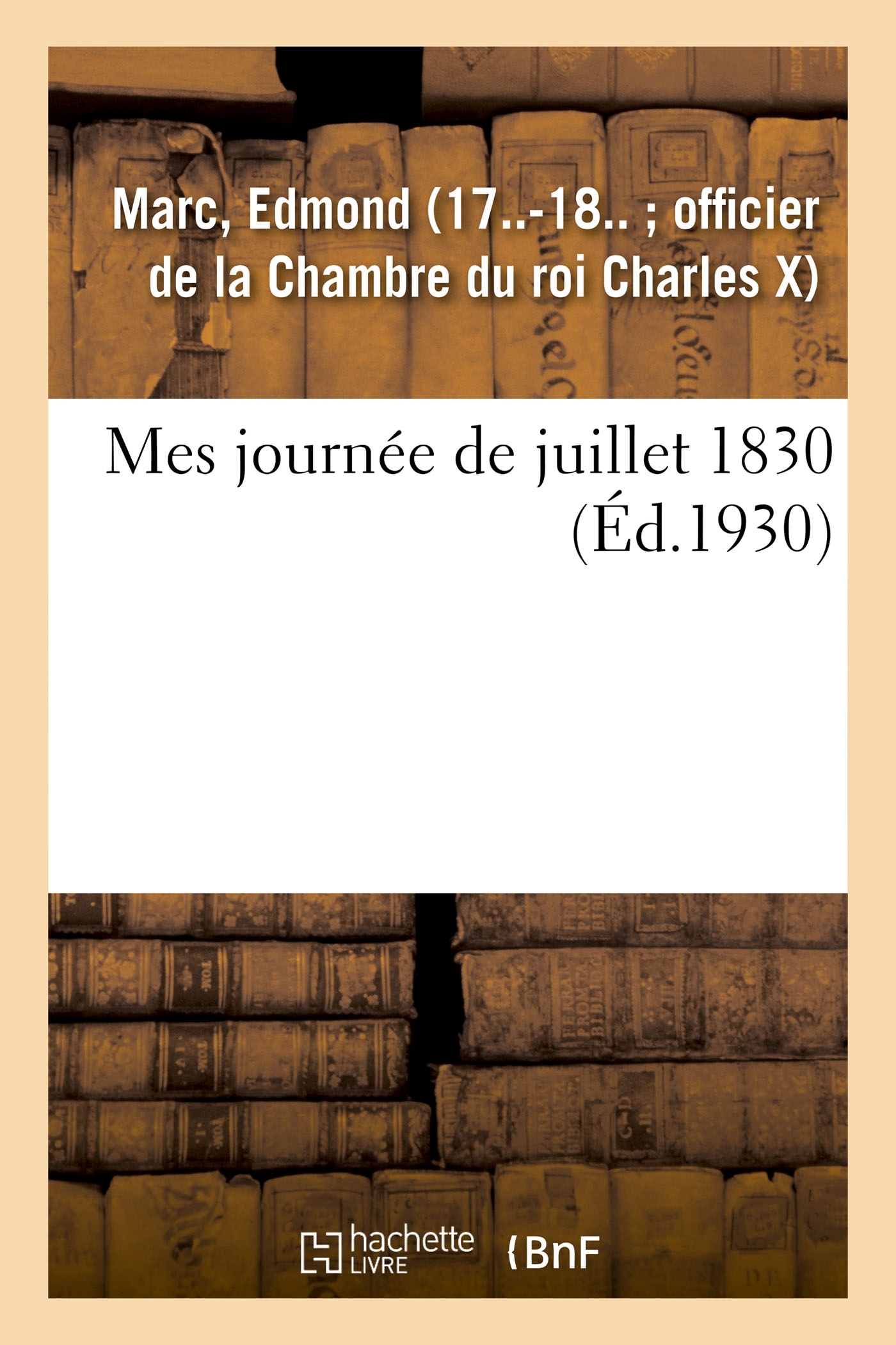 Mes journée de juillet 1830