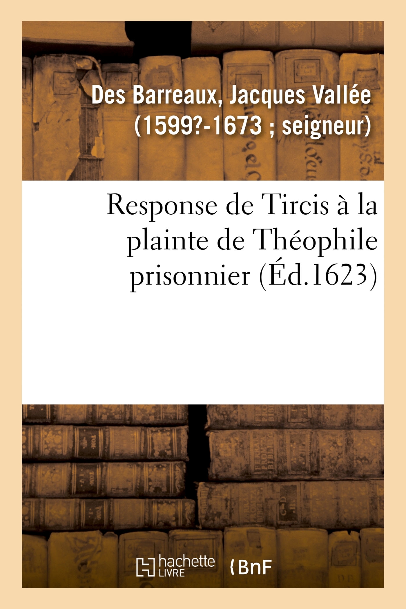 Response de Tircis à la plainte de Théophile prisonnier