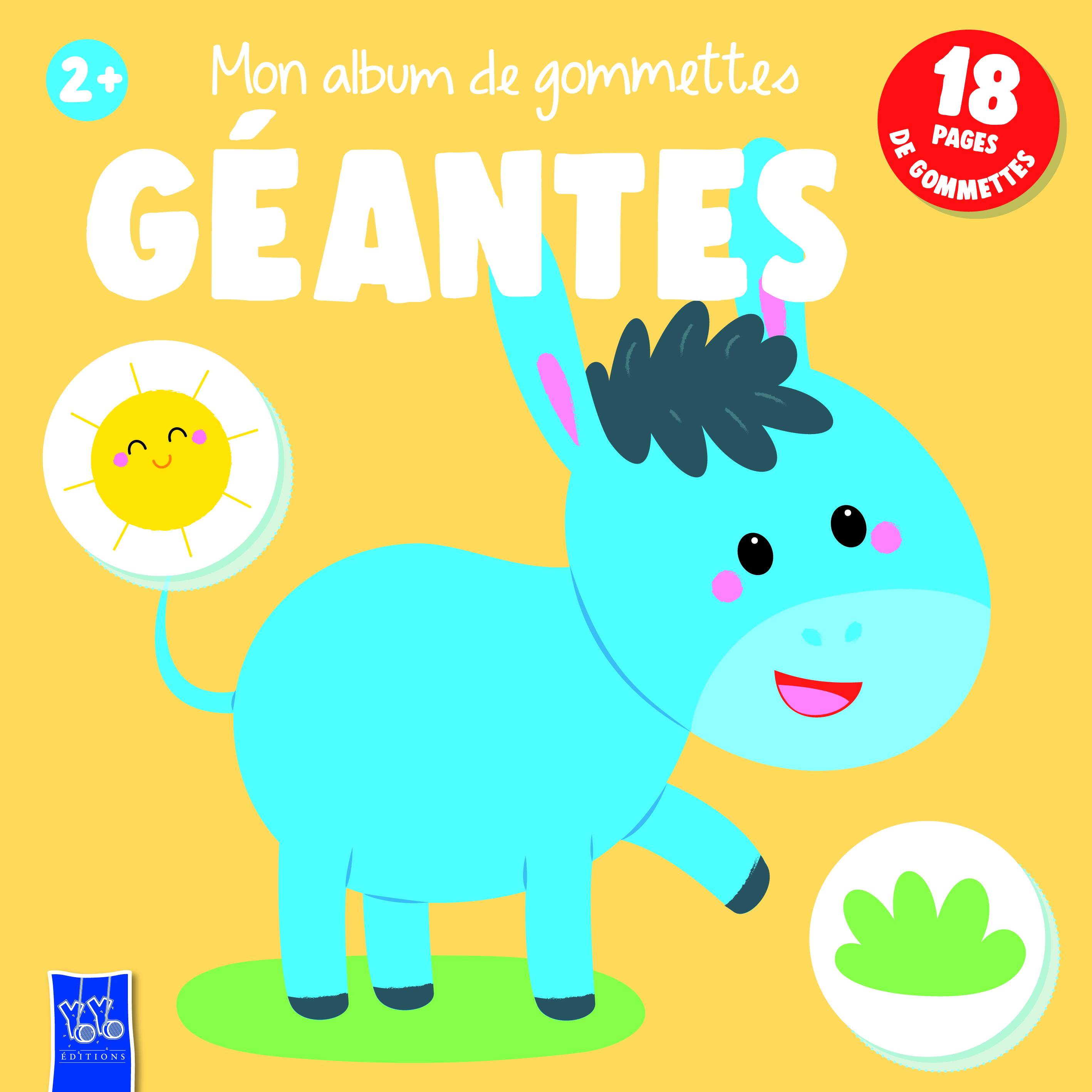 Mon album de gommettes géantes 2+