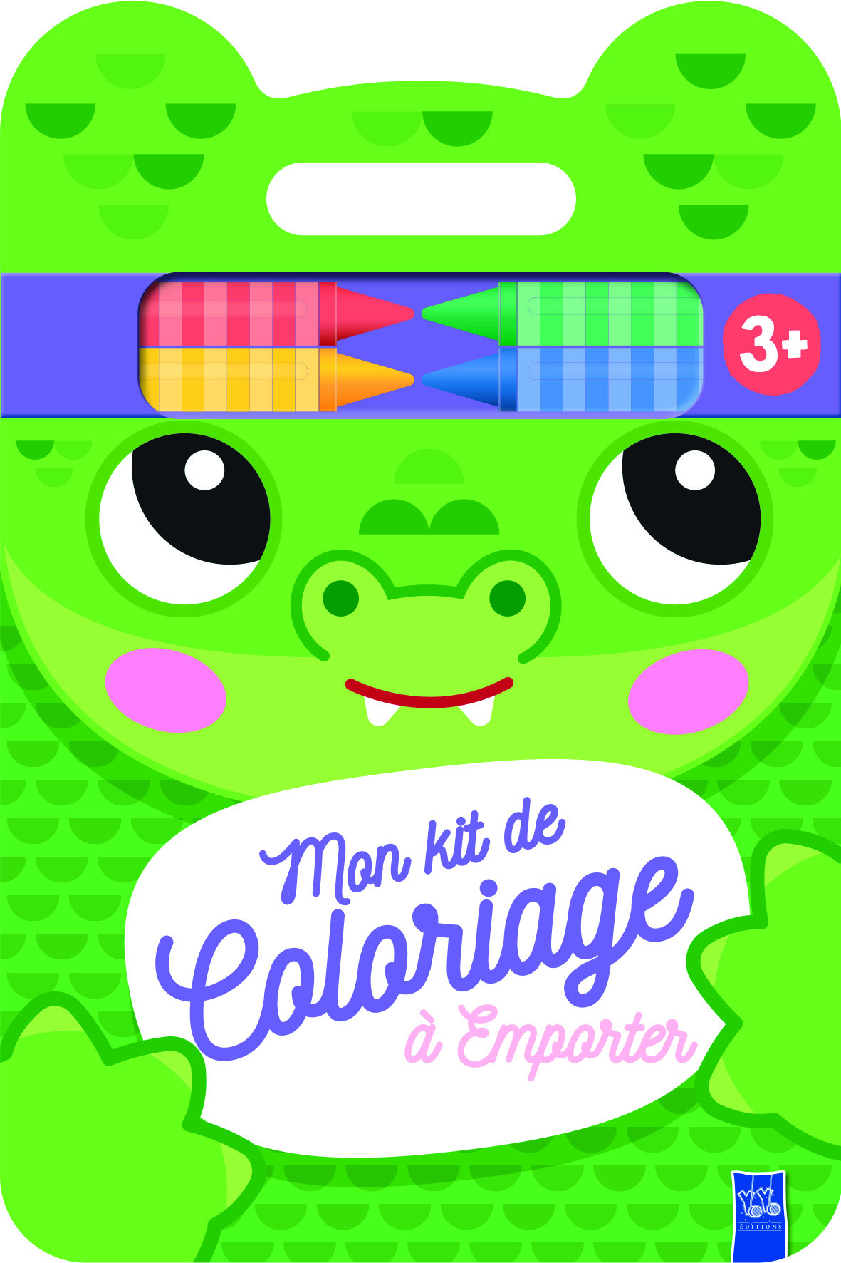 3+ Crocodile coloriage