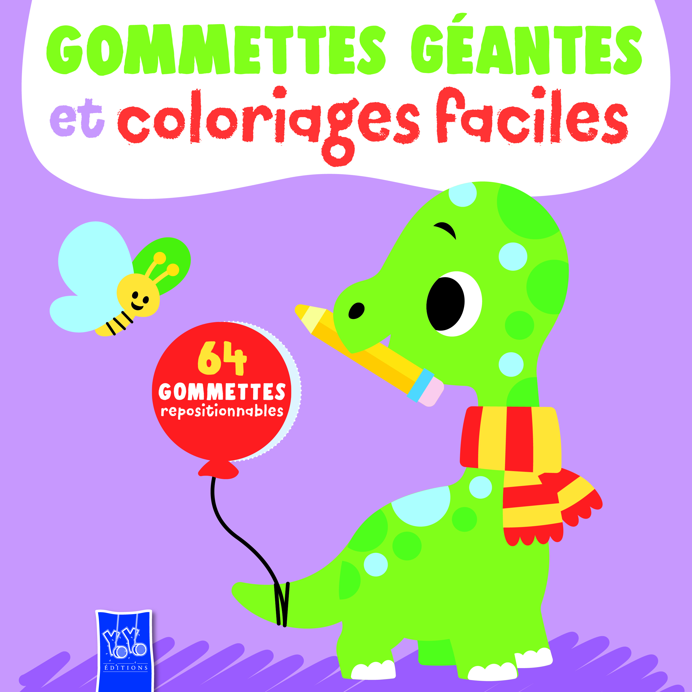 Le dinosaure - Gommettes géantes