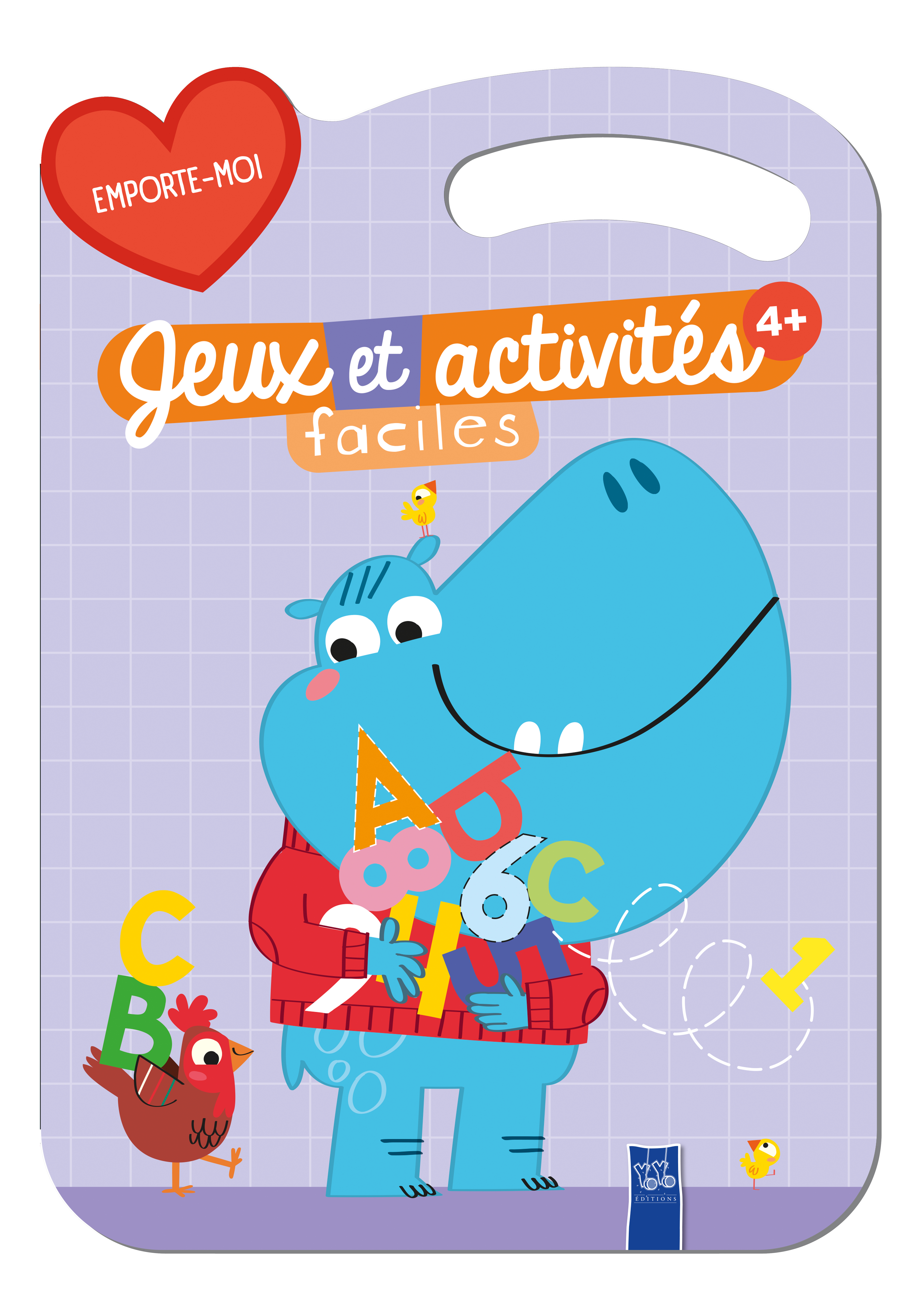 Jeux et activités faciles 4+ - Hippopotame