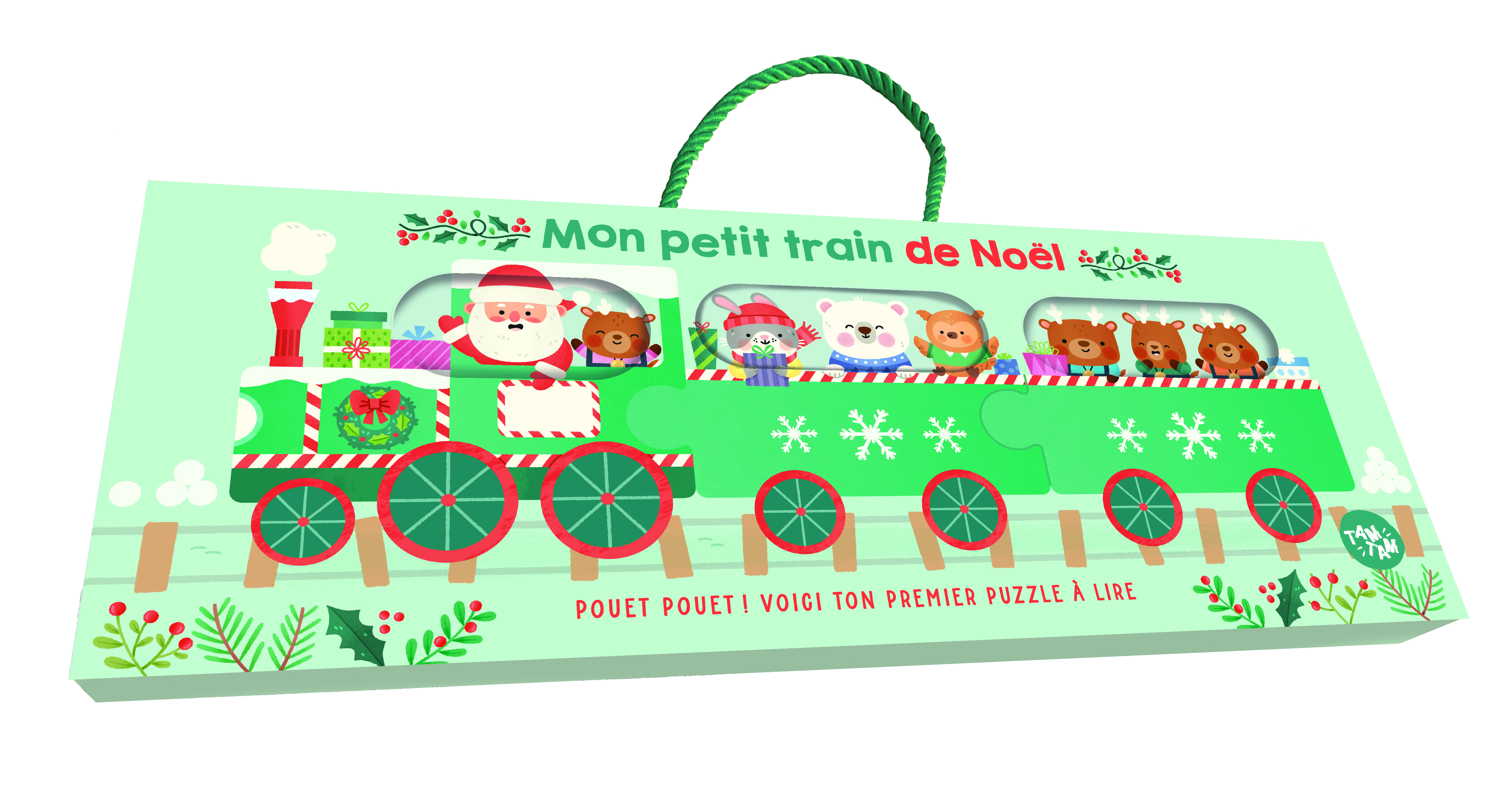 Mon petit train de Noël - Puzzle à lire