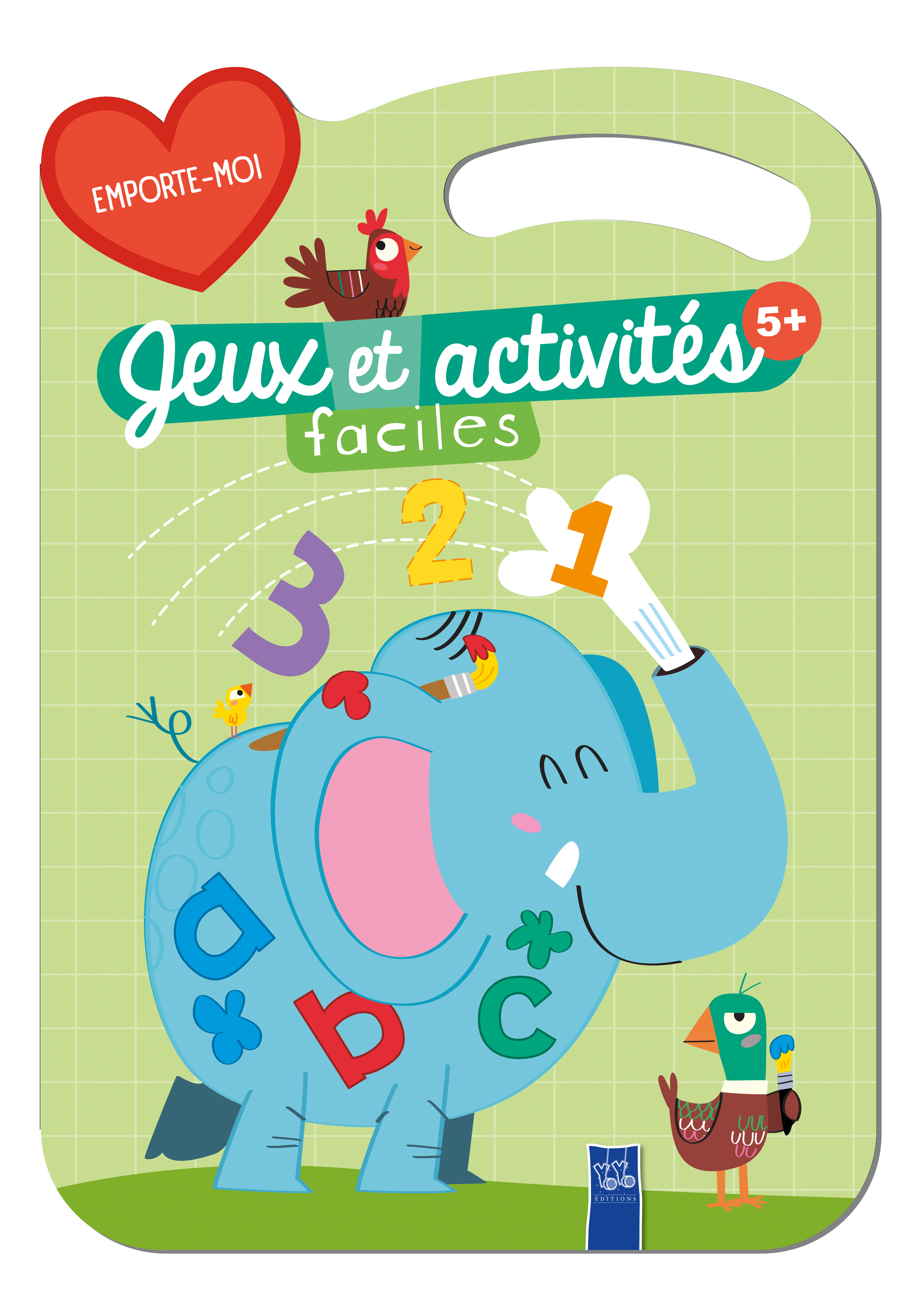 Jeux et activités faciles 5+ - Eléphant