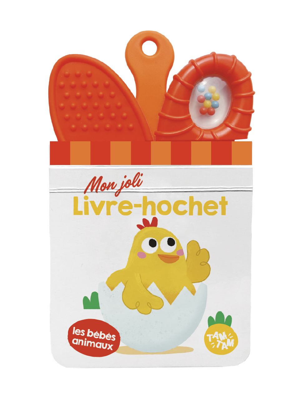 Les bébés animaux - Mon joli livre hochet