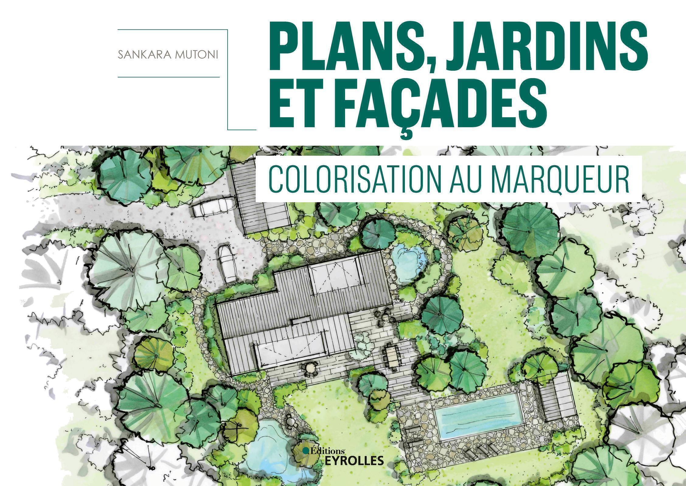 Plans, jardins et façades - Colorisation au marqueur
