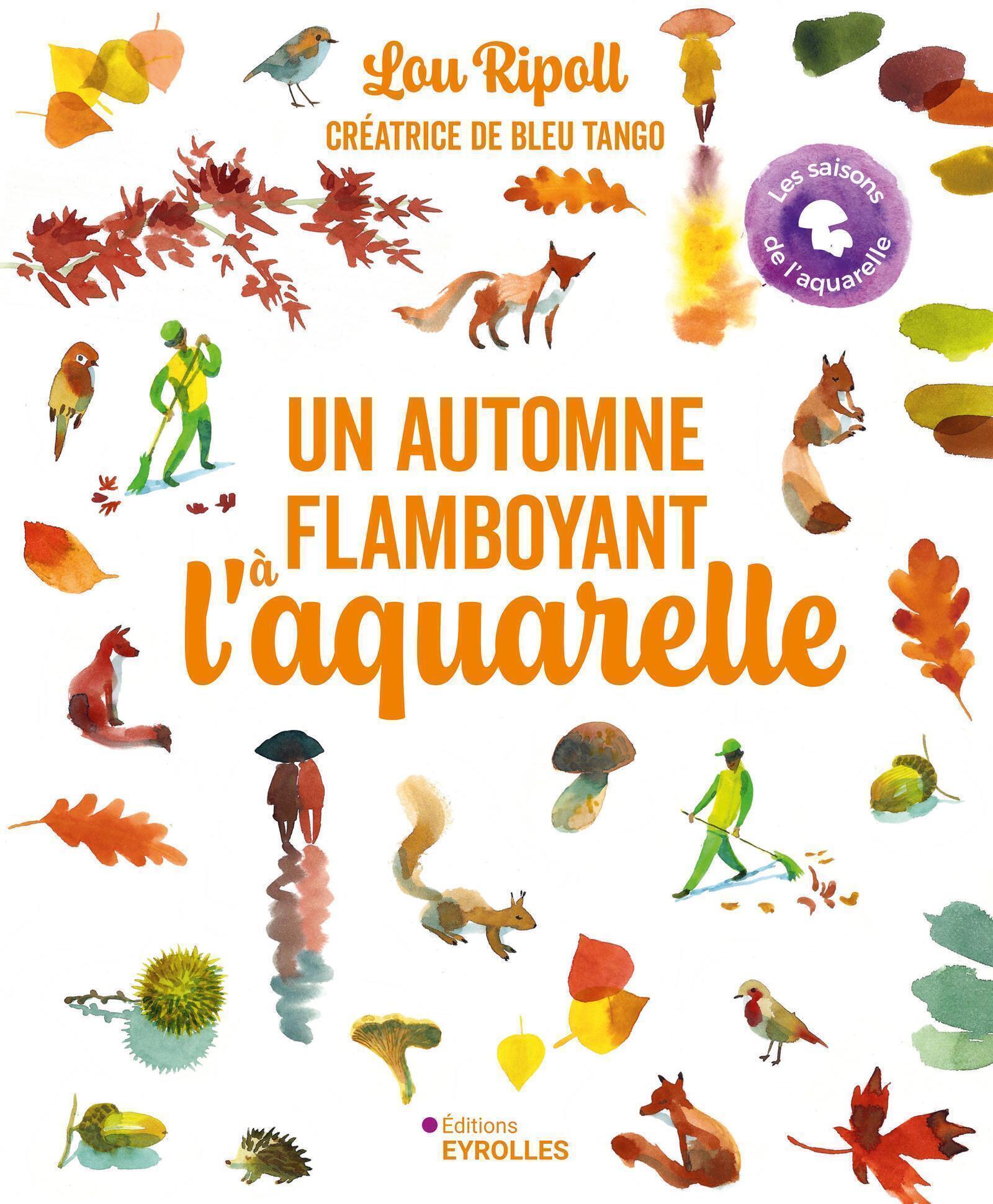 Un automne flamboyant à l'aquarelle