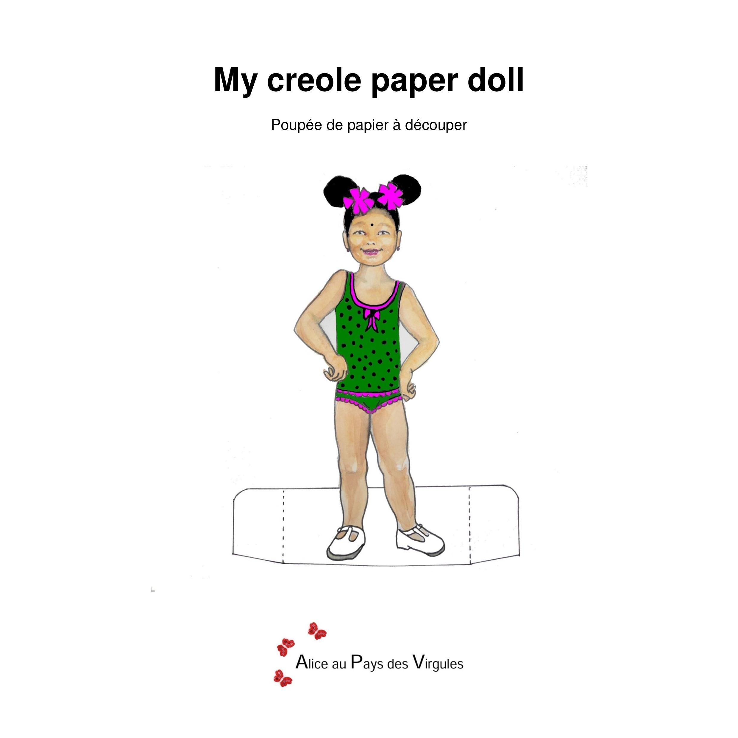 My creole paper doll