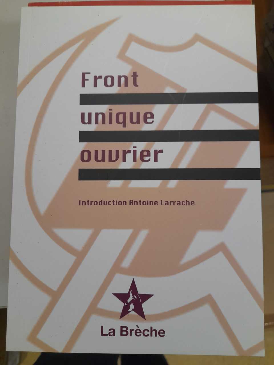 FRONT UNIQUE OUVRIER