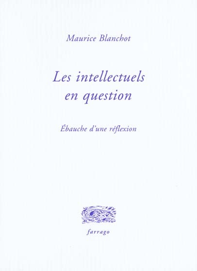 Les intellectuels en question