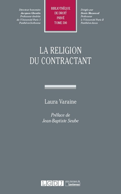 LA RELIGION DU CONTRACTANT
