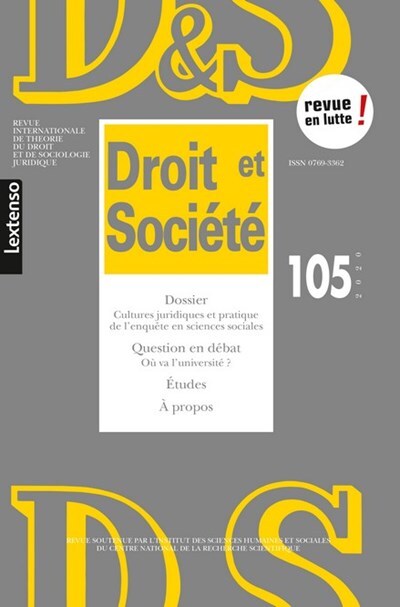 Droit & Société N°105-2020