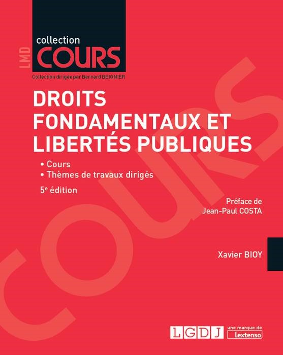 DROITS FONDAMENTAUX ET LIBERTES PUBLIQUES - 5EME EDITION
