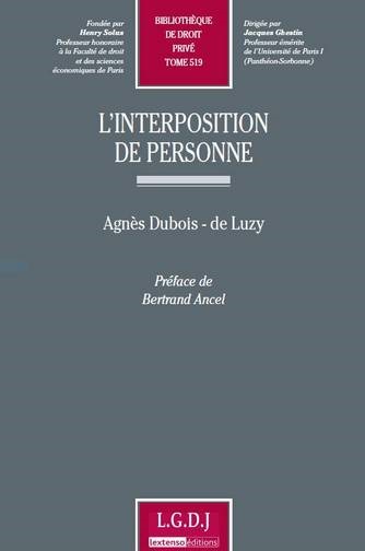 l'interposition de personne