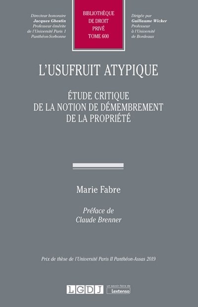 L'usufruit atypique