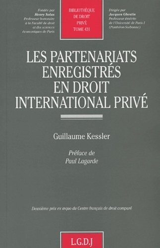 les partenariats enregistrés en droit international privé
