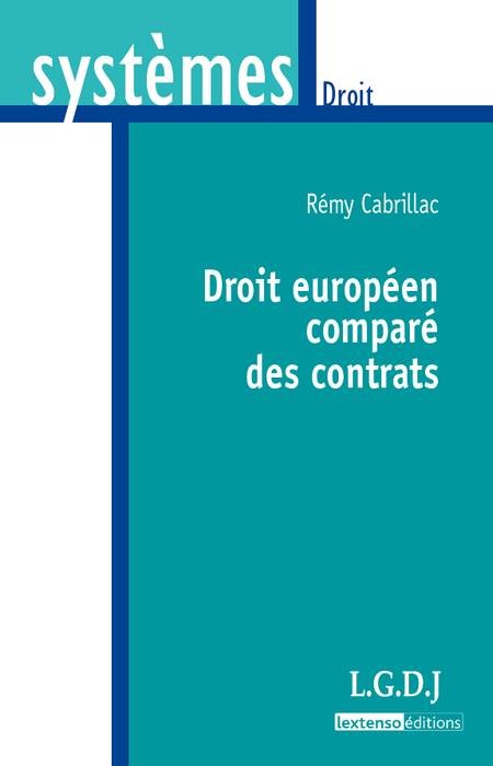 droit européen comparé des contrats