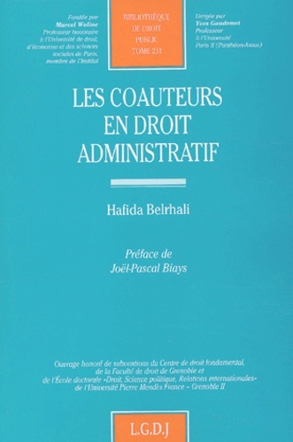les coauteurs en droit administratif