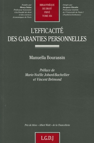 l'efficacité des garanties personnelles