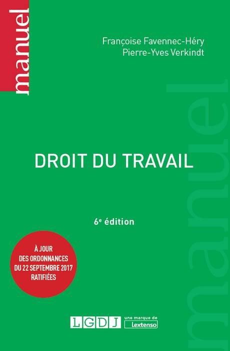 DROIT DU TRAVAIL 6EME EDITION