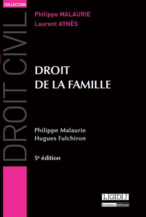 DROIT DE LA FAMILLE - 5ÈME ÉDITION