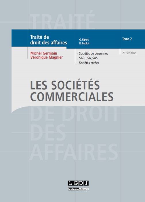 LES SOCIÉTÉS COMMERCIALES - 21ÈME ÉDITION