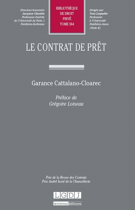 LE CONTRAT DE PRÊT