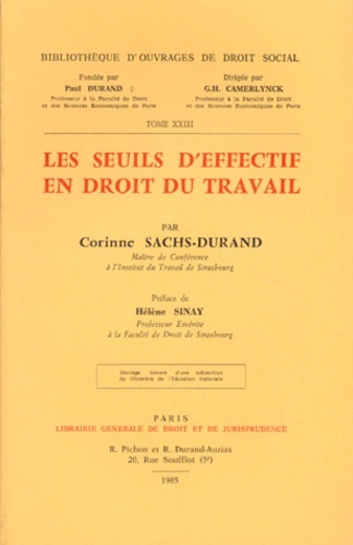 les seuils d'effectif en droit du travail