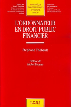 l'ordonnateur en droit public financier