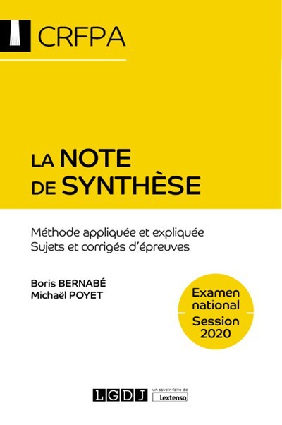 La note de synthèse