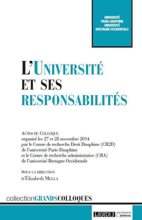 l'université et ses responsabilités