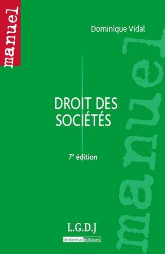DROIT DES SOCIÉTÉS - 7ÈME ÉDITION