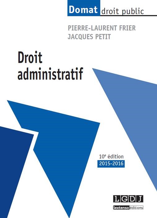 DROIT ADMINISTRATIF - 10ÈME ÉDITION