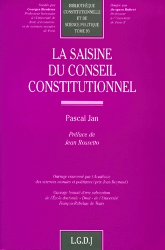 LA SAISINE DU CONSEIL CONSTITUTIONNEL
